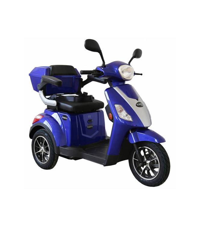 Rolektro E-Trike 3-Rad 25Km/h mit Topcase Blau Rolektro E-Trike 3-Rad 25Km/h mit Topcase Blau